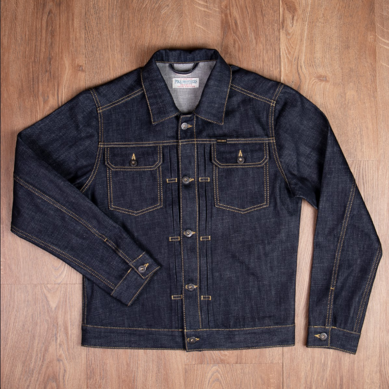 PIKE BROTHERS 1958 ROAMER JACKET 15 OZ - INDIGO