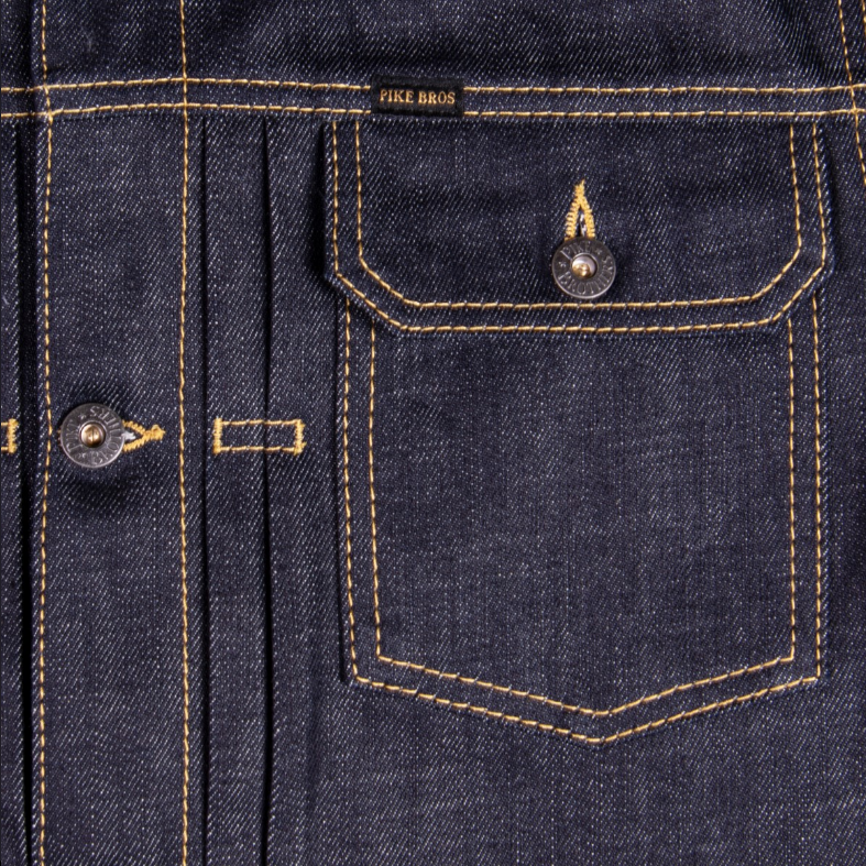 PIKE BROTHERS 1958 ROAMER JACKET 15 OZ - INDIGO