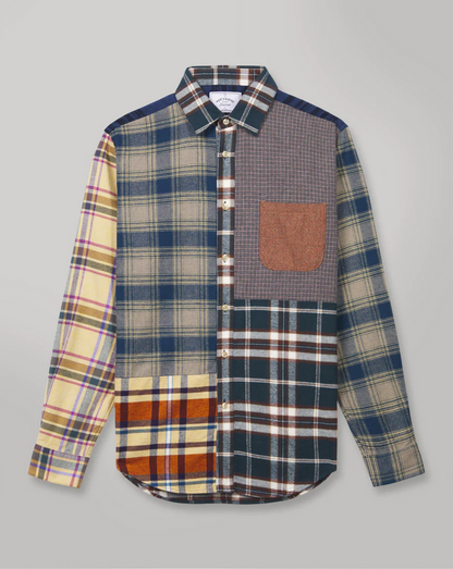 PORTUGUESE FLANNEL PATCHWORK 2 SHIRT