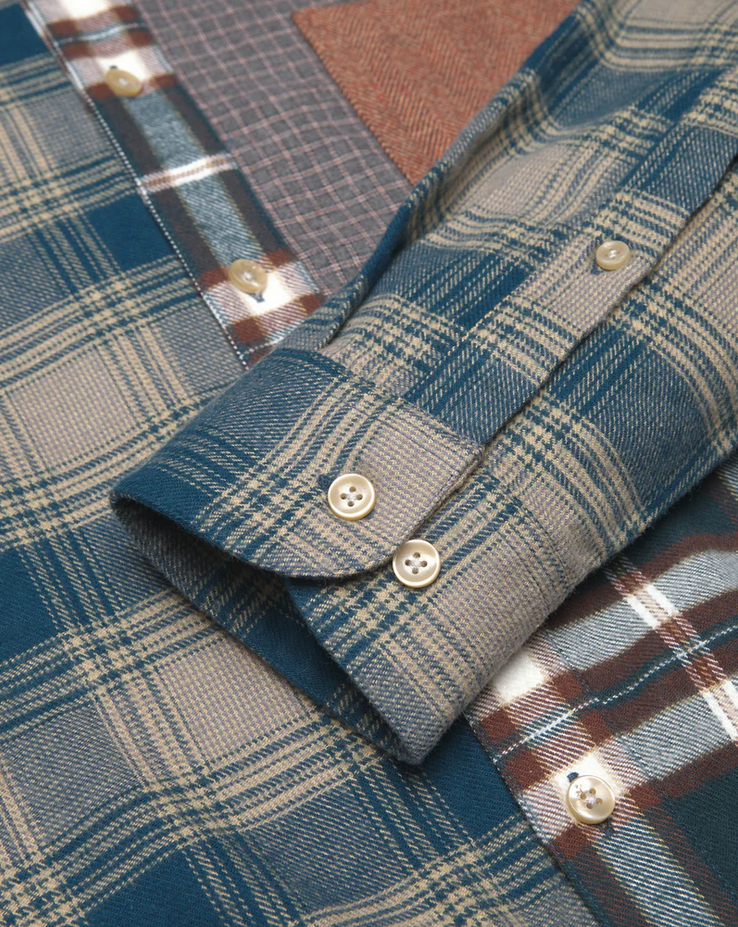 PORTUGUESE FLANNEL PATCHWORK 2 SHIRT