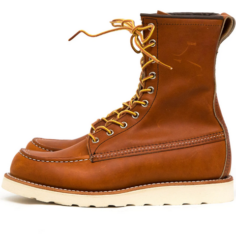 RED WING SHOES 8" CLASSIC MOC TOE 877 - ORO LEGACY
