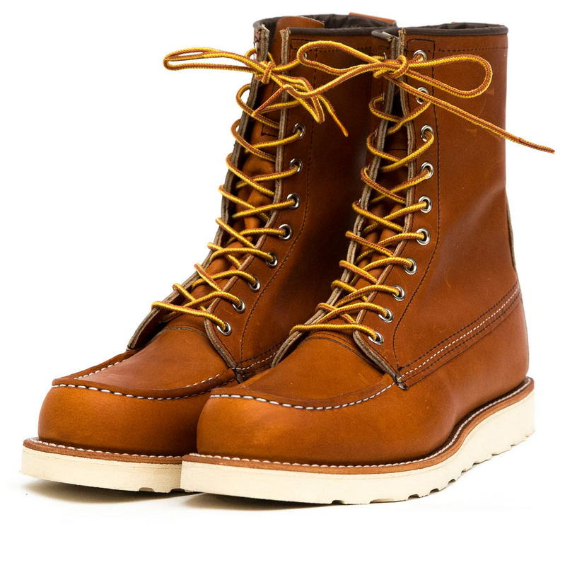 RED WING SHOES 8" CLASSIC MOC TOE 877 - ORO LEGACY