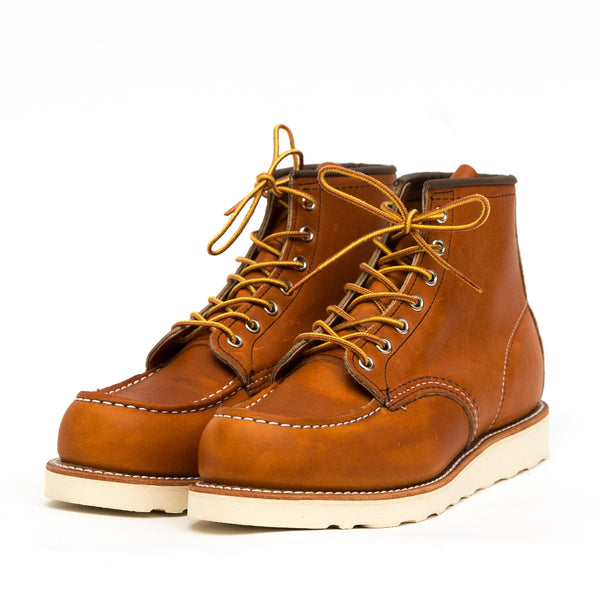 RED WING SHOES 6" CLASSIC MOC TOE 875 - ORO LEGACY