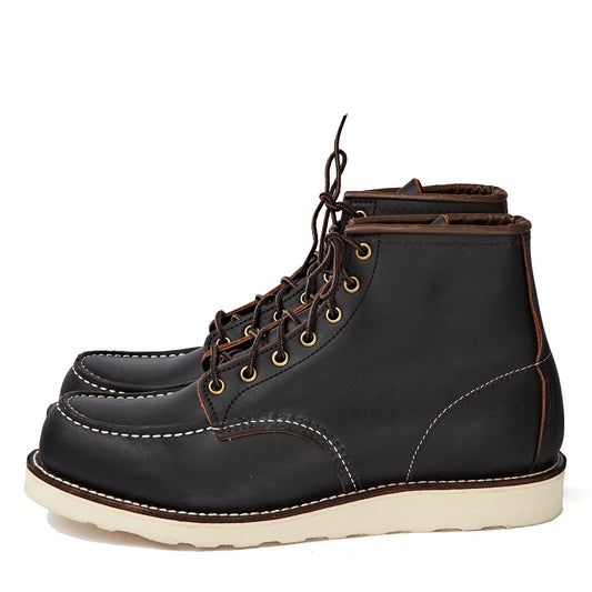 RED WING SHOES 6" CLASSIC MOC TOE 8849 - BLACK PRAIRIE