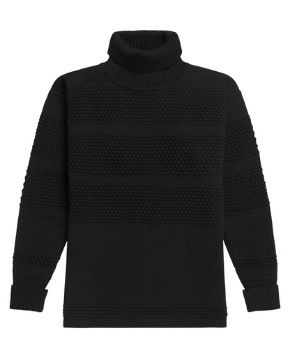 S.N.S. HERNING FISHERMAN SWEATER - BLACK VOID