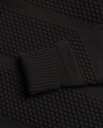 S.N.S. HERNING FISHERMAN SWEATER - BLACK VOID