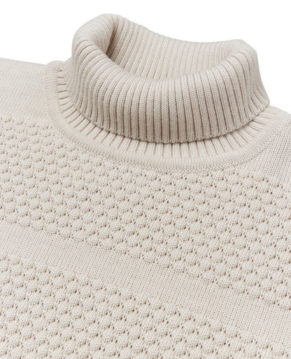 S.N.S. HERNING FISHERMAN SWEATER - NATURAL WHITE