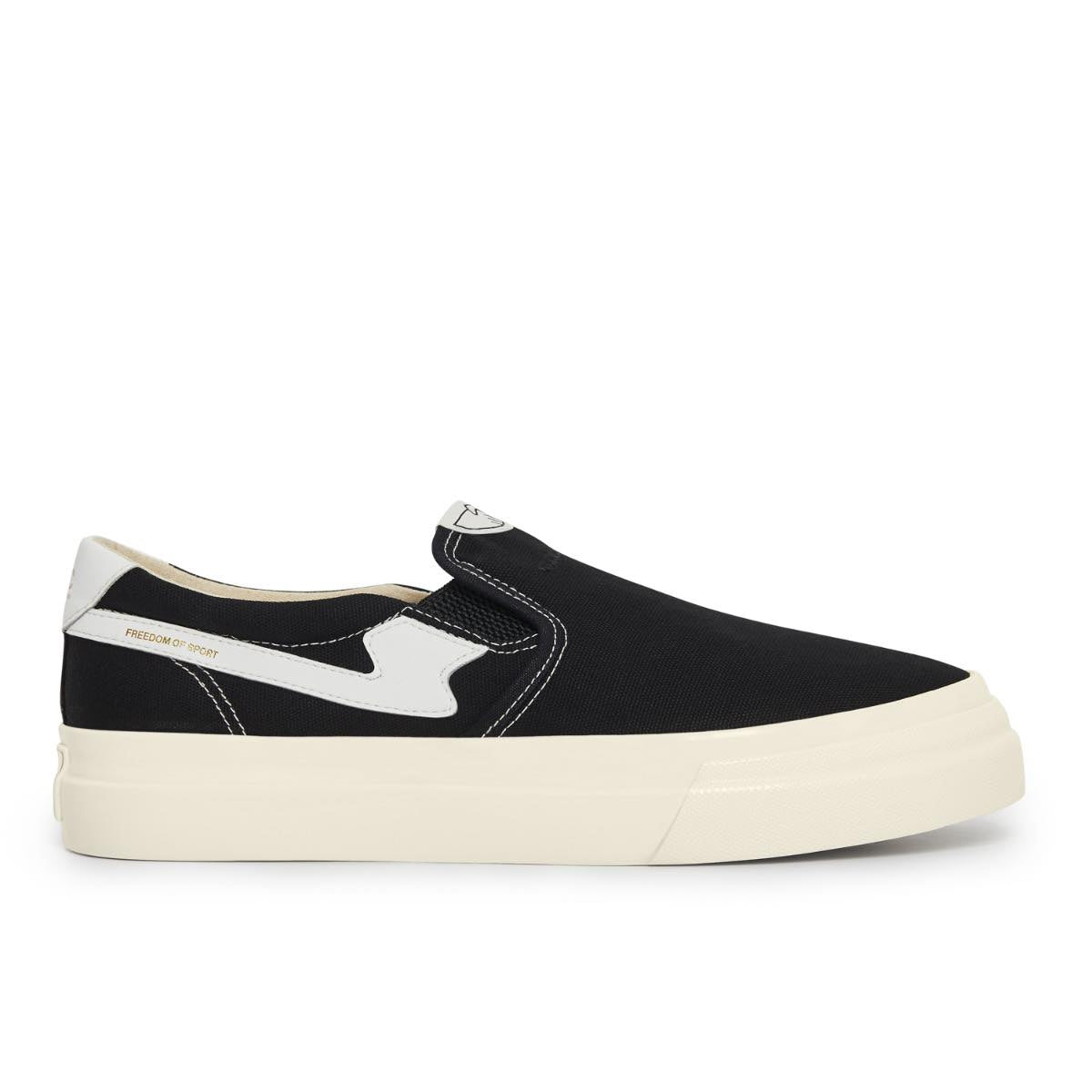 STEPNEY WORKERS CLUB LISTER S-STRIKE CANVAS - BLACK / WHITE