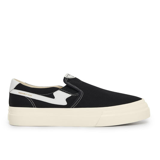 STEPNEY WORKERS CLUB LISTER S-STRIKE CANVAS - BLACK / WHITE