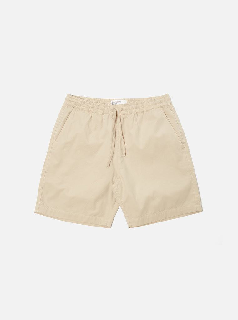 UNIVERSAL WORKS BEACH SHORT SUMMER CANVAS - SAND