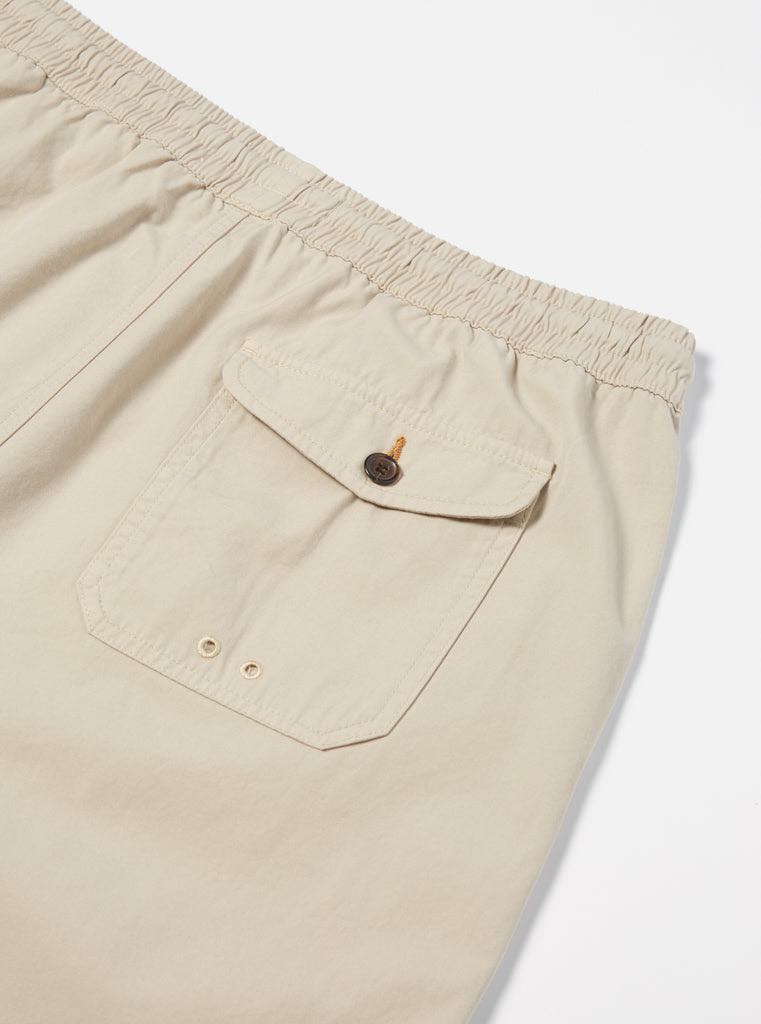 UNIVERSAL WORKS BEACH SHORT SUMMER CANVAS - SAND