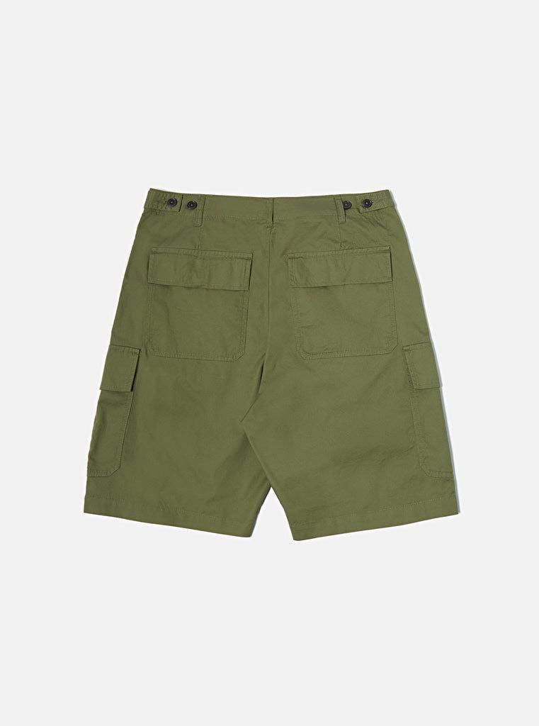 UNIVERSAL WORKS MW CARGO SHORT FINE TWILL - OLIVE