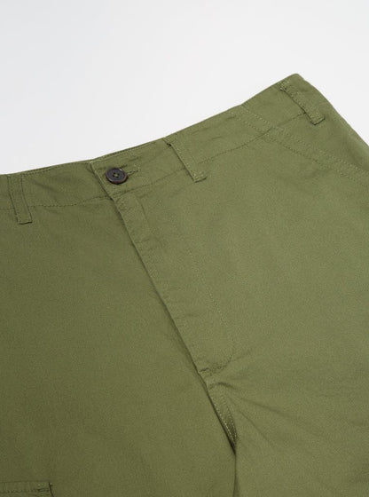 UNIVERSAL WORKS MW CARGO SHORT FINE TWILL - OLIVE