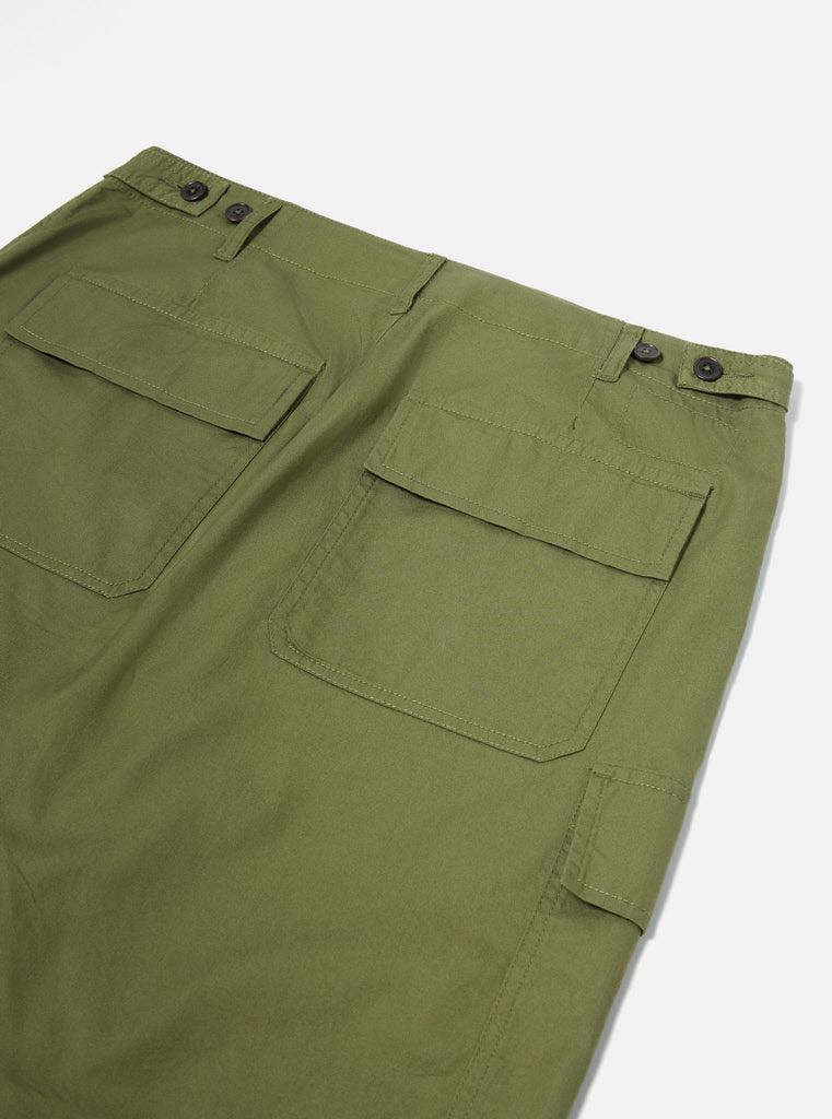 UNIVERSAL WORKS MW CARGO SHORT FINE TWILL - OLIVE