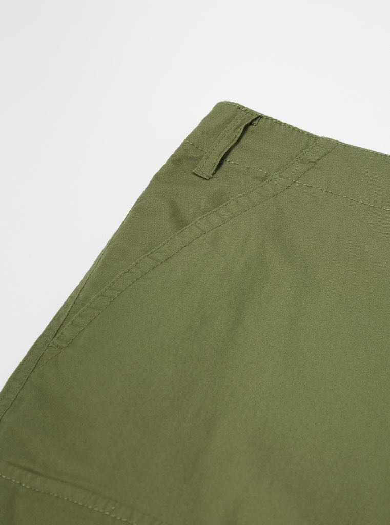 UNIVERSAL WORKS MW CARGO SHORT FINE TWILL - OLIVE