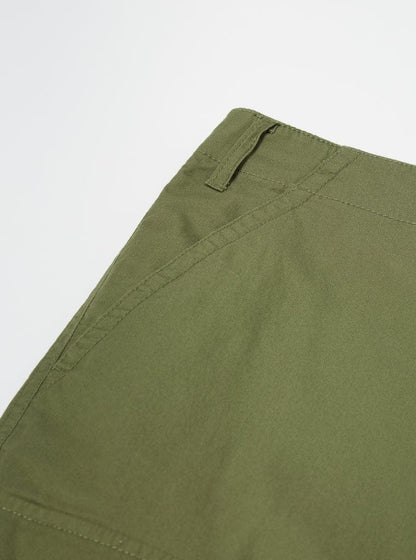 UNIVERSAL WORKS MW CARGO SHORT FINE TWILL - OLIVE